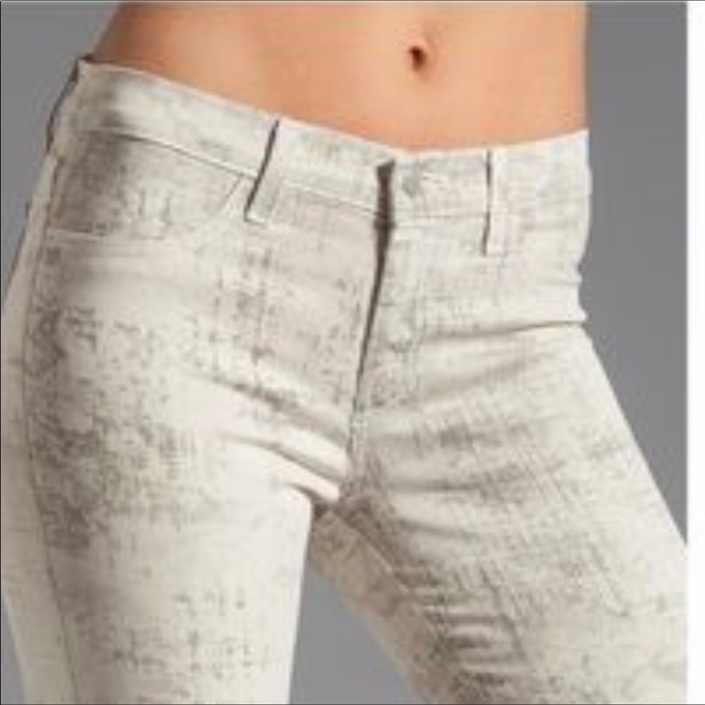 J brand super skinny coat noise jeans